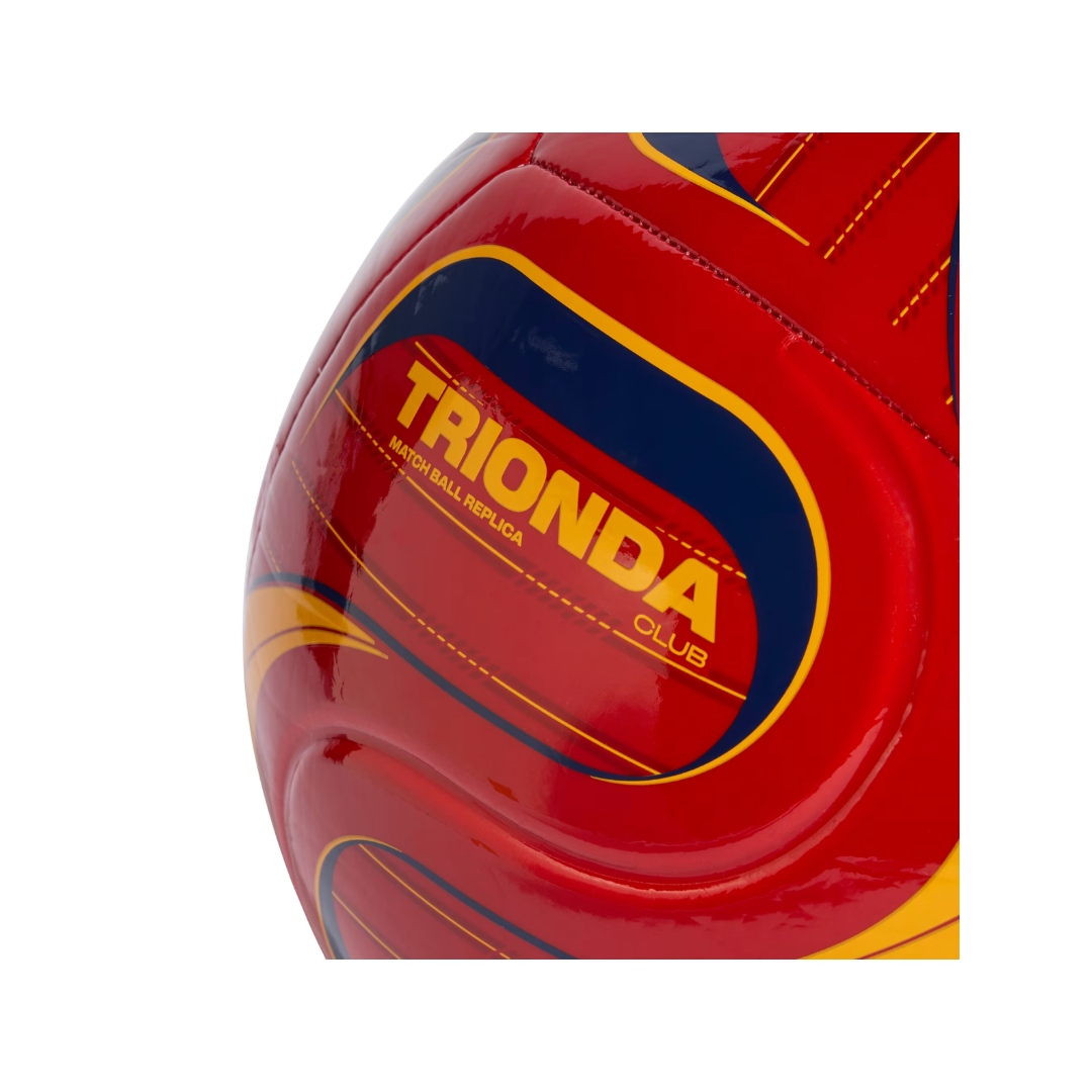 Image of Adidas RFEF Spain Club Home Soccer Ball (Red/ Yellow)