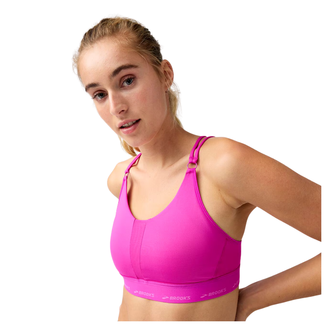 Brooks Women's Plunge 3.0 Sports Bra (Pink)