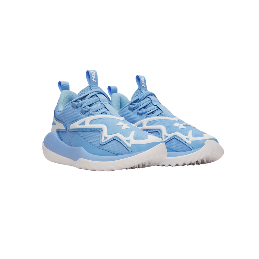 Image of Under Armour Harper 11 Turf Jr. (Light Blue/ White)