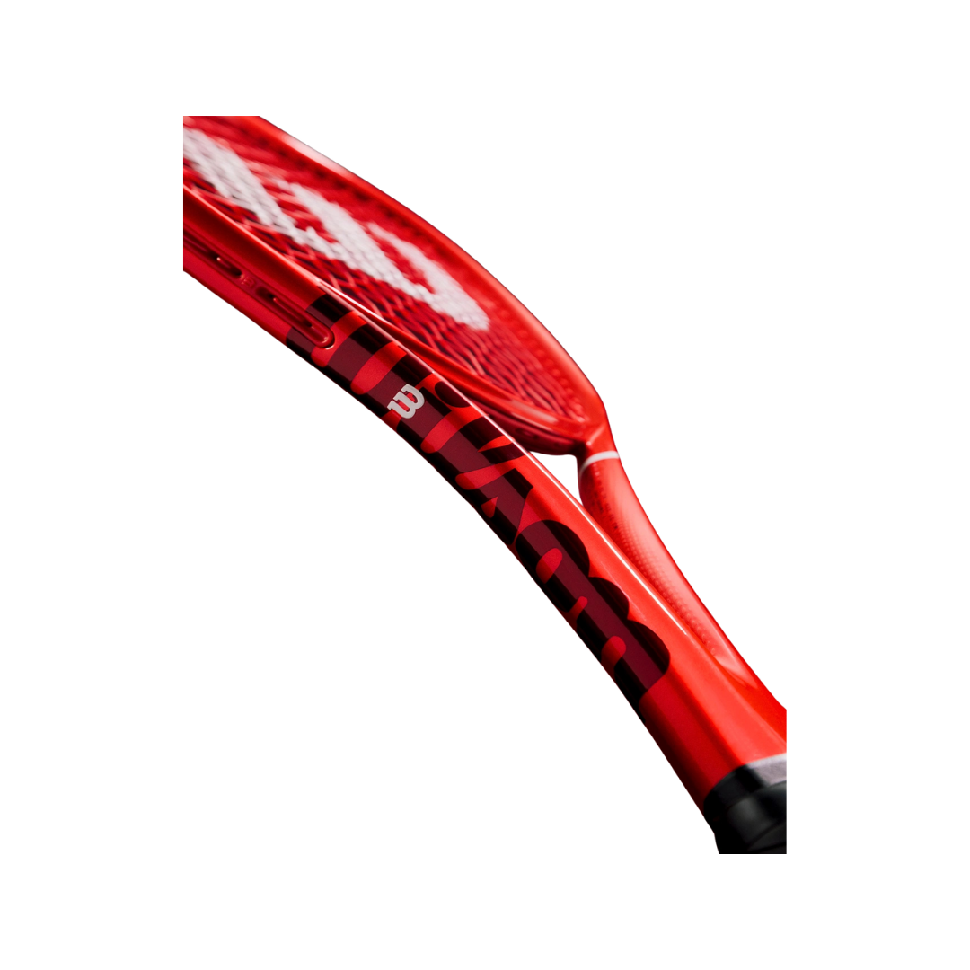 Image of Wilson Defyer 100 V1 Tennis Racket 4 1/4 (Red) (Unstrung)