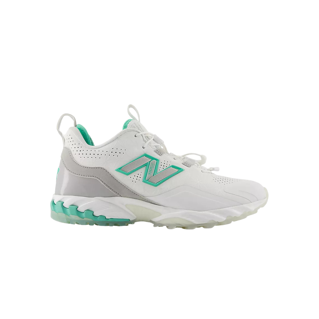 New Balance Adults FuelCell Lindor 3 Off-Field Turf (White/ Teal)
