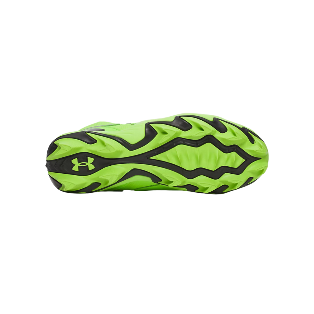 Image of Under Armour  Harper 11 RM Jr. Rubber Cleats (Neon Green/ Black)