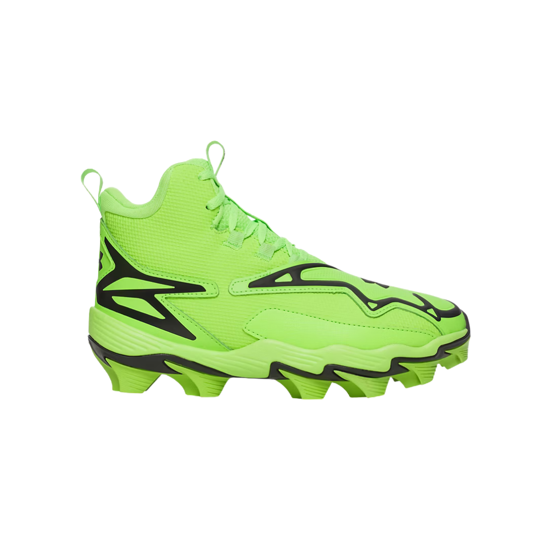 Under Armour  Harper 11 RM Jr. Rubber Cleats (Neon Green/ Black)