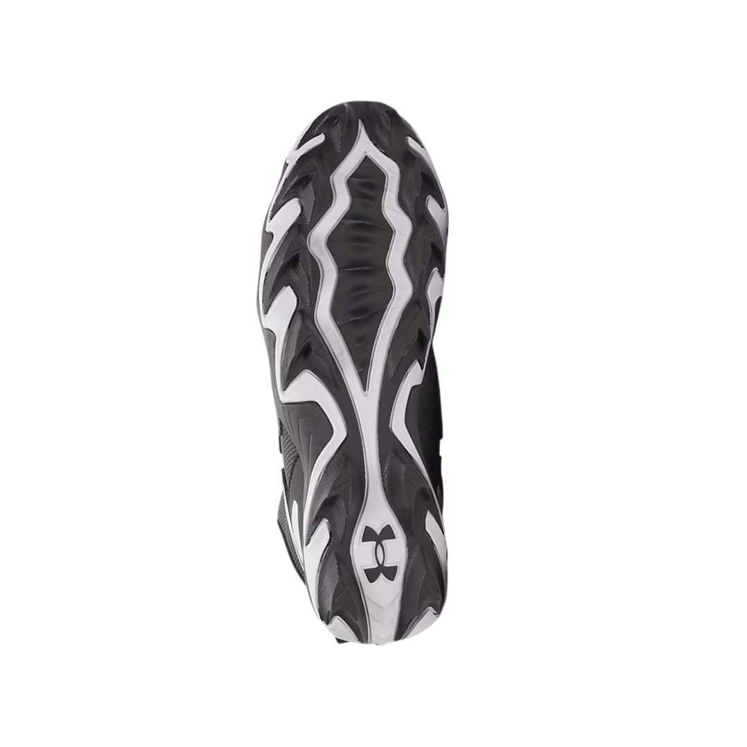 Under Armour Adults Harper 11 RM (Black/ White)