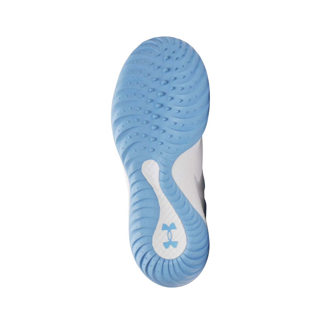 Image of Under Armour Adults Harper 11 Pro Turf (White/ Light Blue)