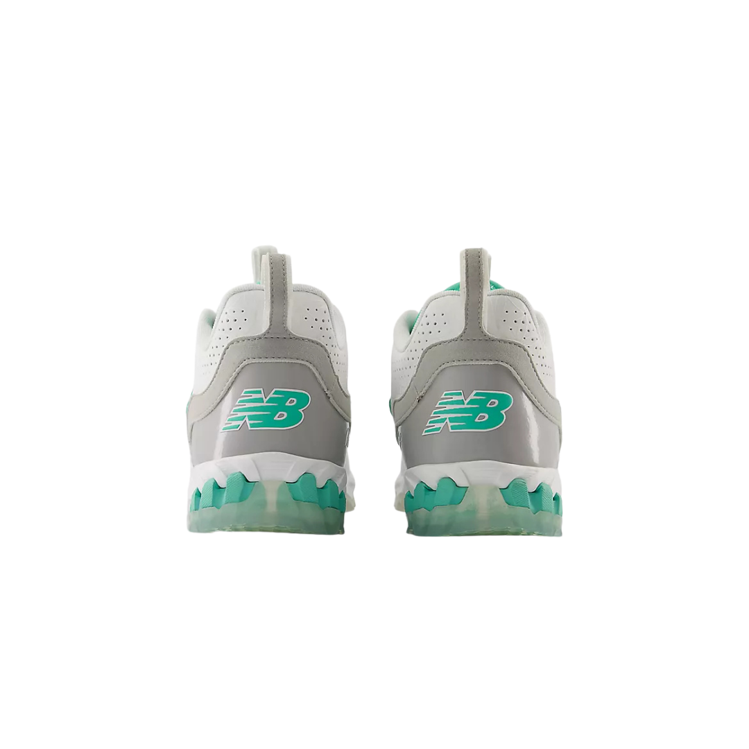 Image of New Balance Adults FuelCell Lindor 3 Off-Field Turf (White/ Teal)