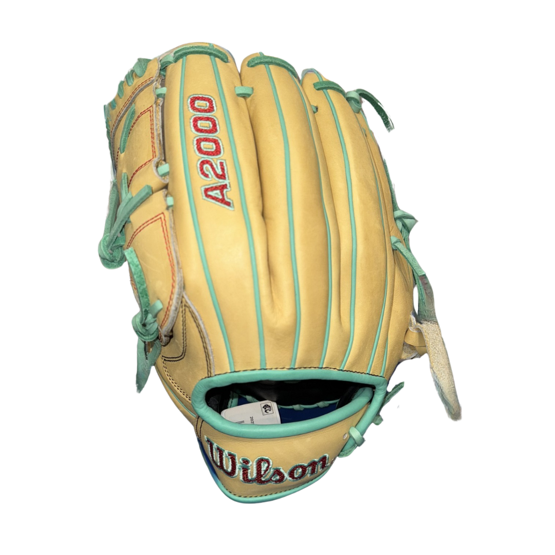 Wilson A2000 B12 Left Hand Thrower 12" (Blonde/Teal/Sc)