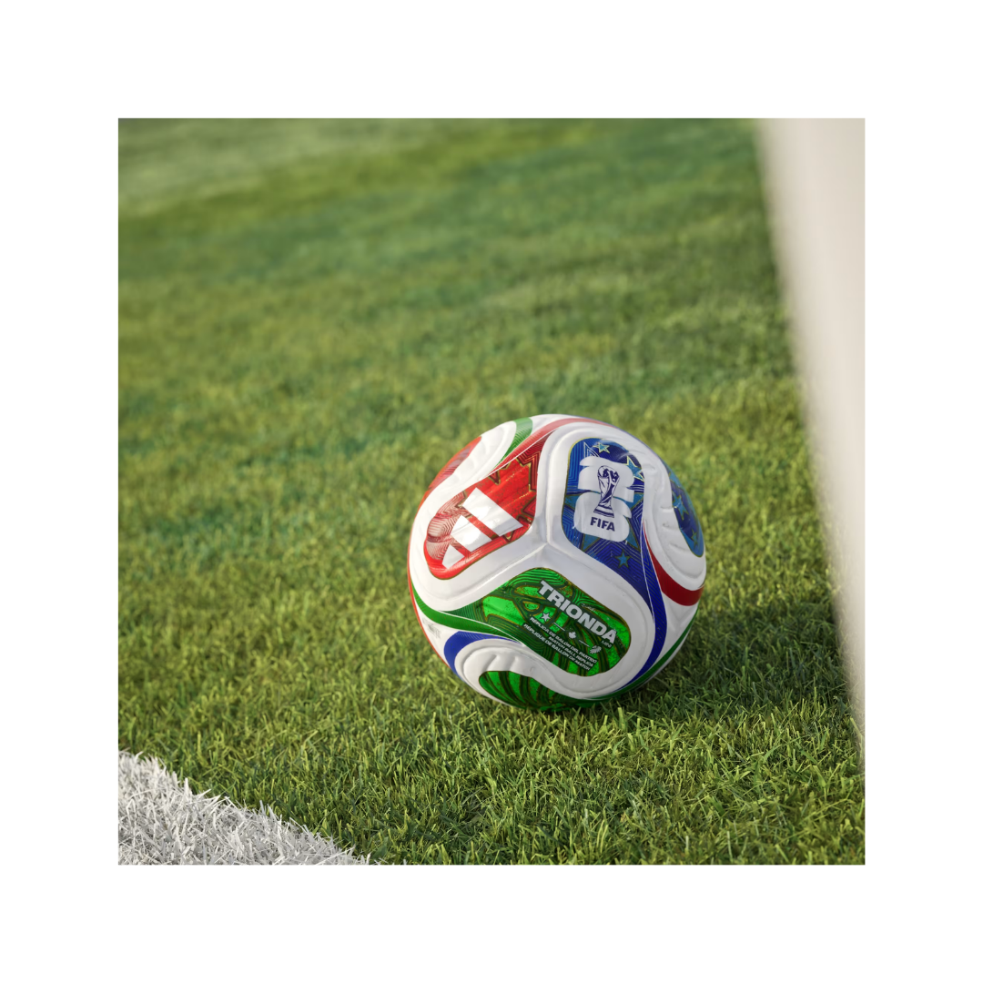 Image of Adidas FIFA World Cup Trionda Club Mini Ball (White/Red/Royal/Green)