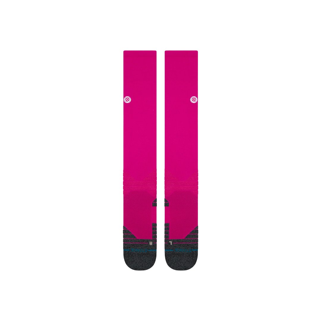 Stance MLB Diamond Pro OTC Socks Large (Pink)