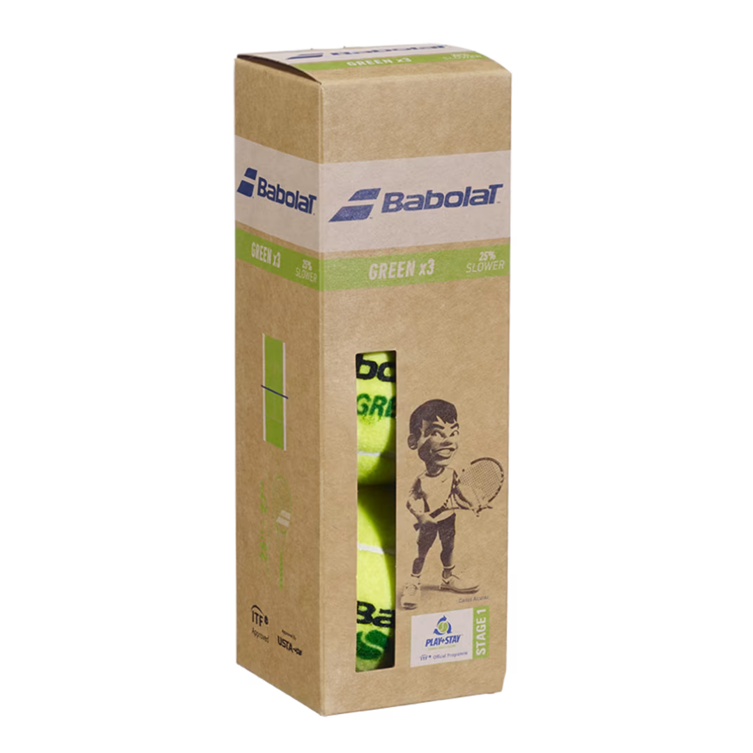 Babolat Green Transition (11-UP) Tennis Balls Can/3