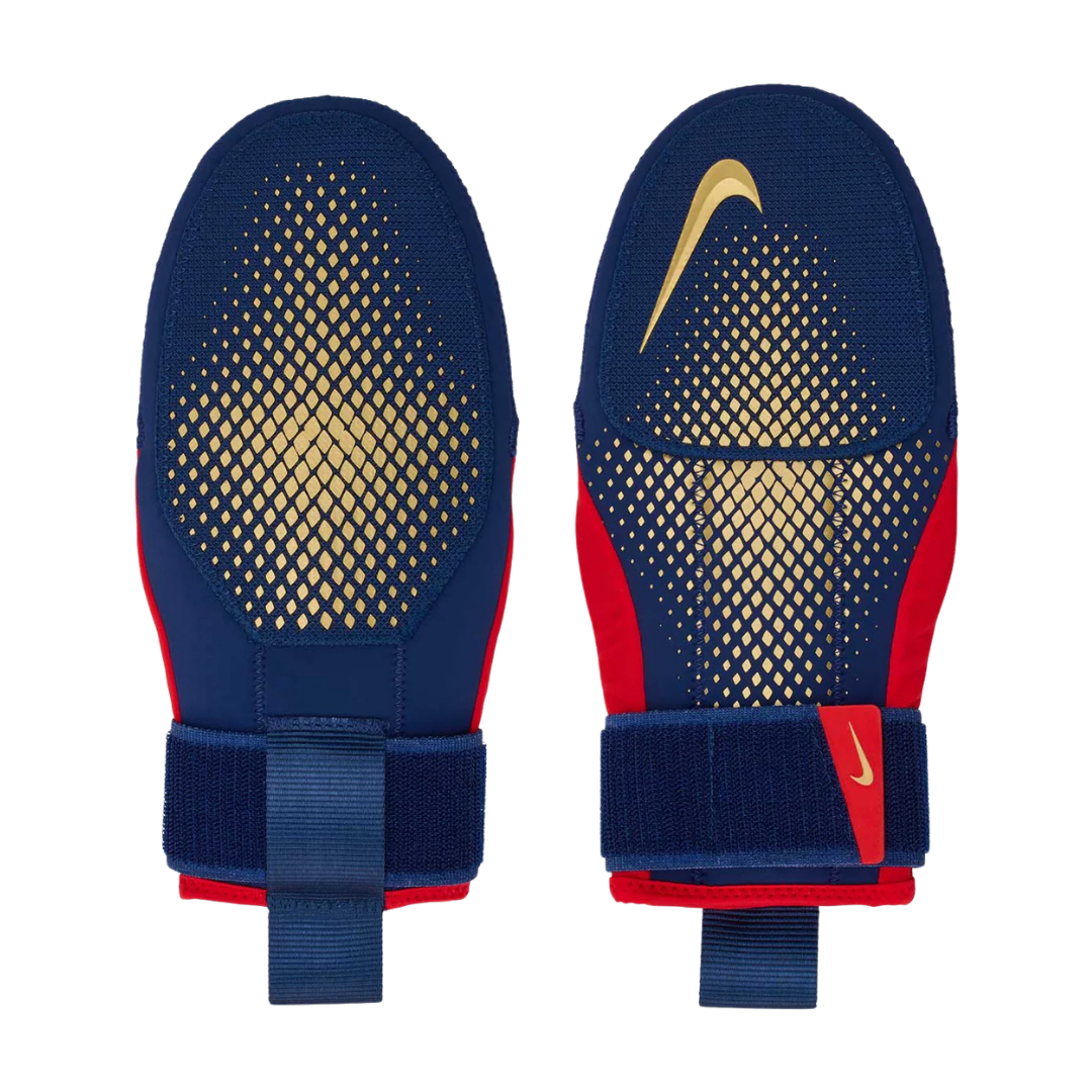 Image of Nike Adults Sliding Mitt One Size (Navy/Scarlet/Gold)