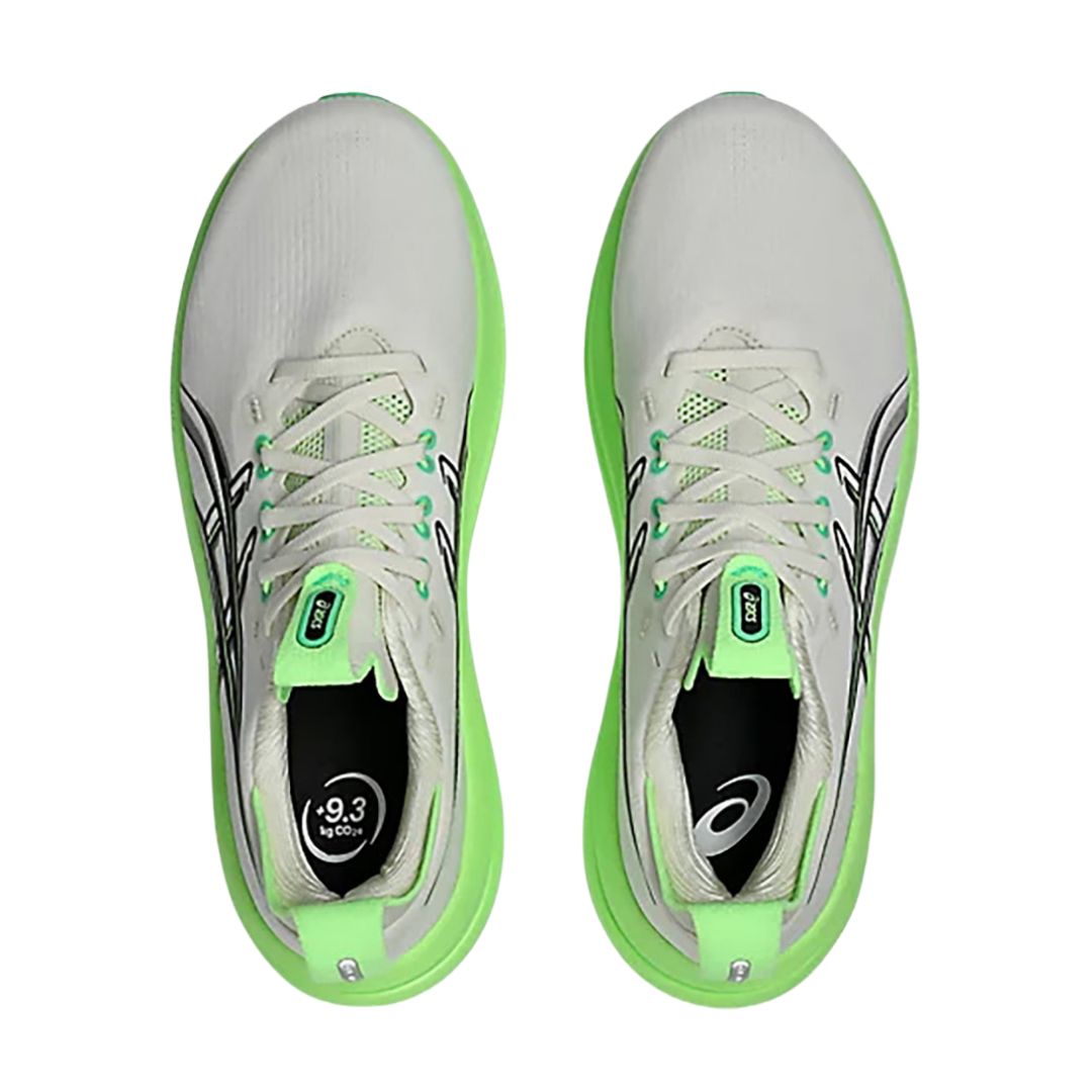Asics Men Gel Nimbus 28 (White/Neon Green)
