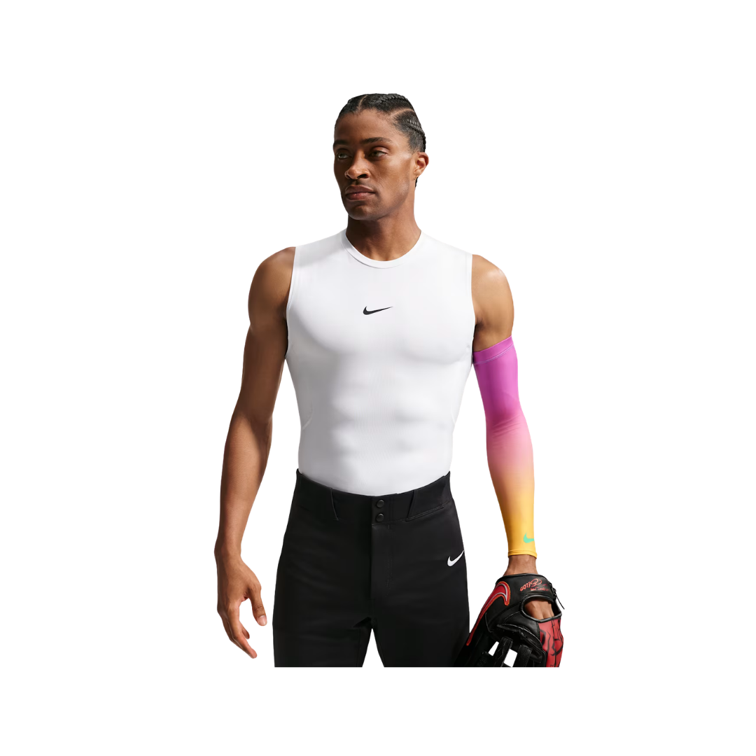 Image of Nike Pro Dr-Fit Ronald Acuña Jr. Sleeve (Pink/Orange)