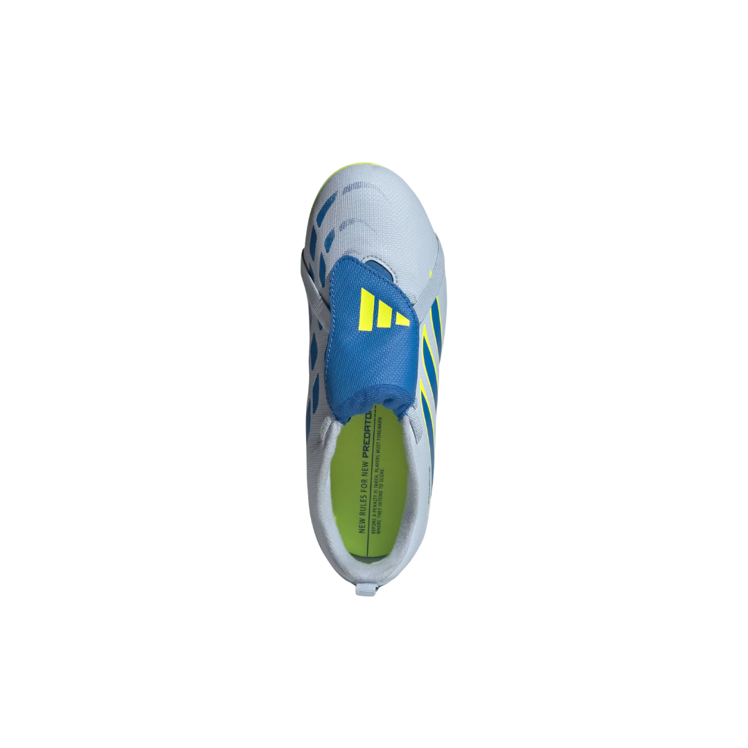 Image of Adidas Youth Predator Club FG (Light Blue/Yellow)