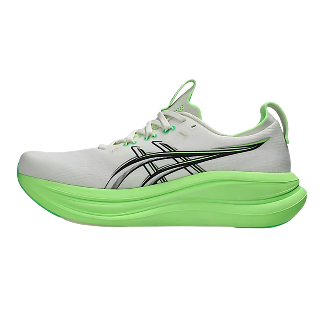Asics Men Gel Nimbus 28 (White/Neon Green)