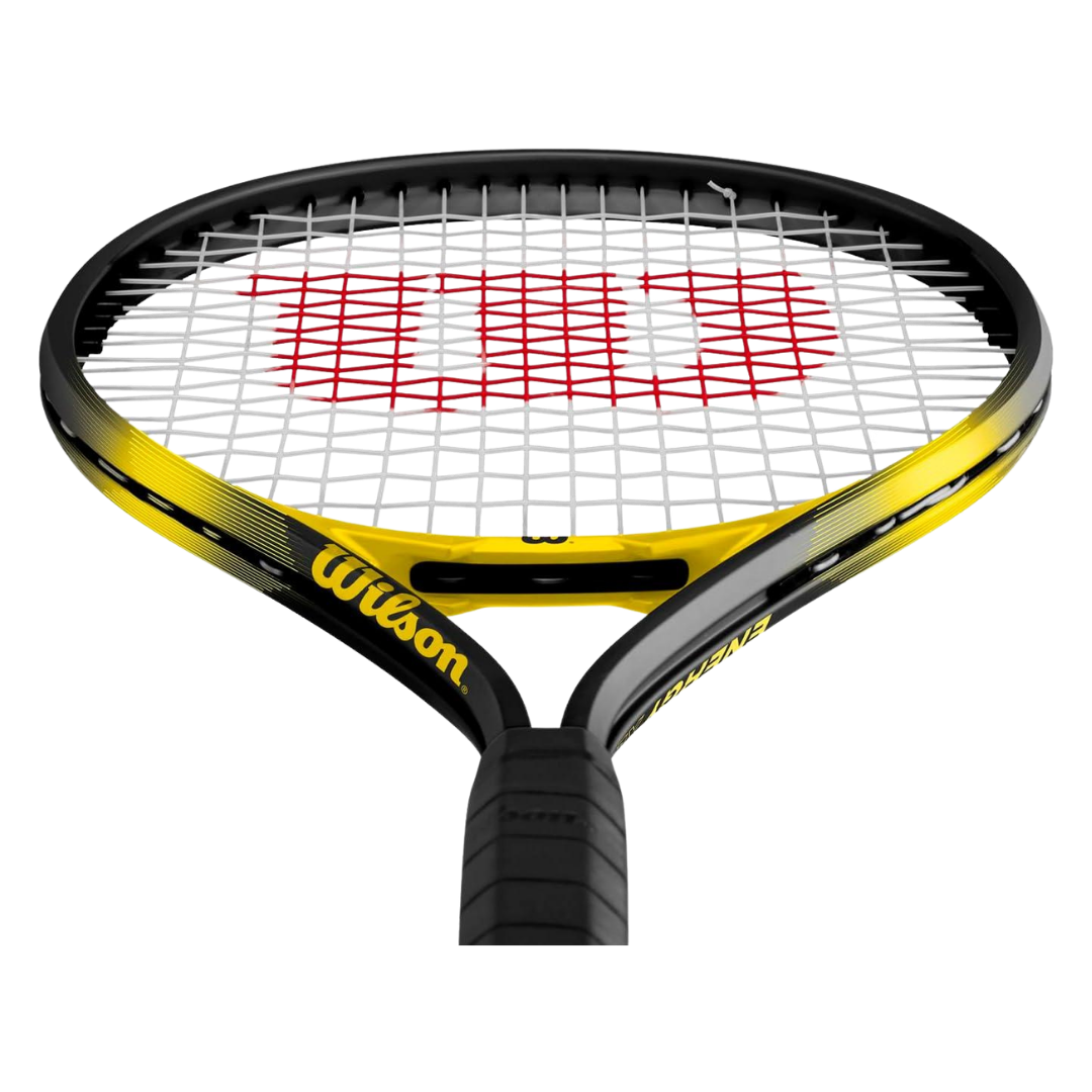 Image of Wilson Energy XL Racket Strung 4 3/8 (Black/Yellow)
