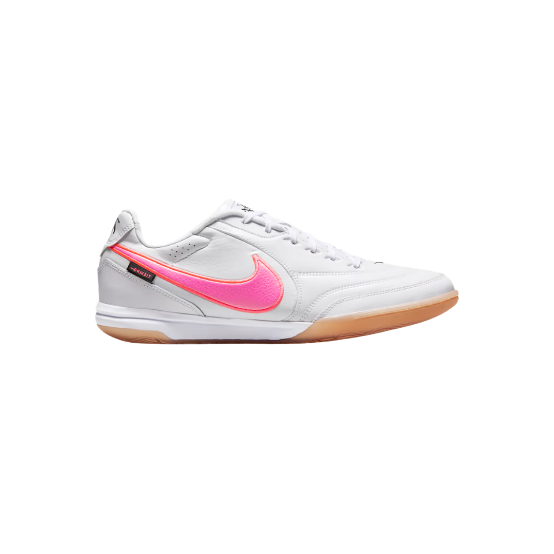 Nike Adults Tiempo Streetgato PRM Indoor (White/Pink)
