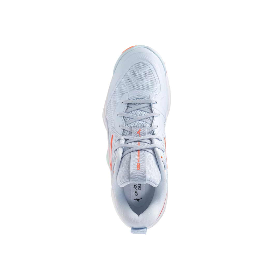 Mizuno Women's Wave Momentum Elite (Light Blue/ Orange)