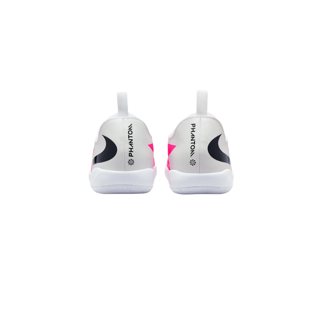 Nike Jr. Phantom 6 Low Academy Indoor (White/Pink)