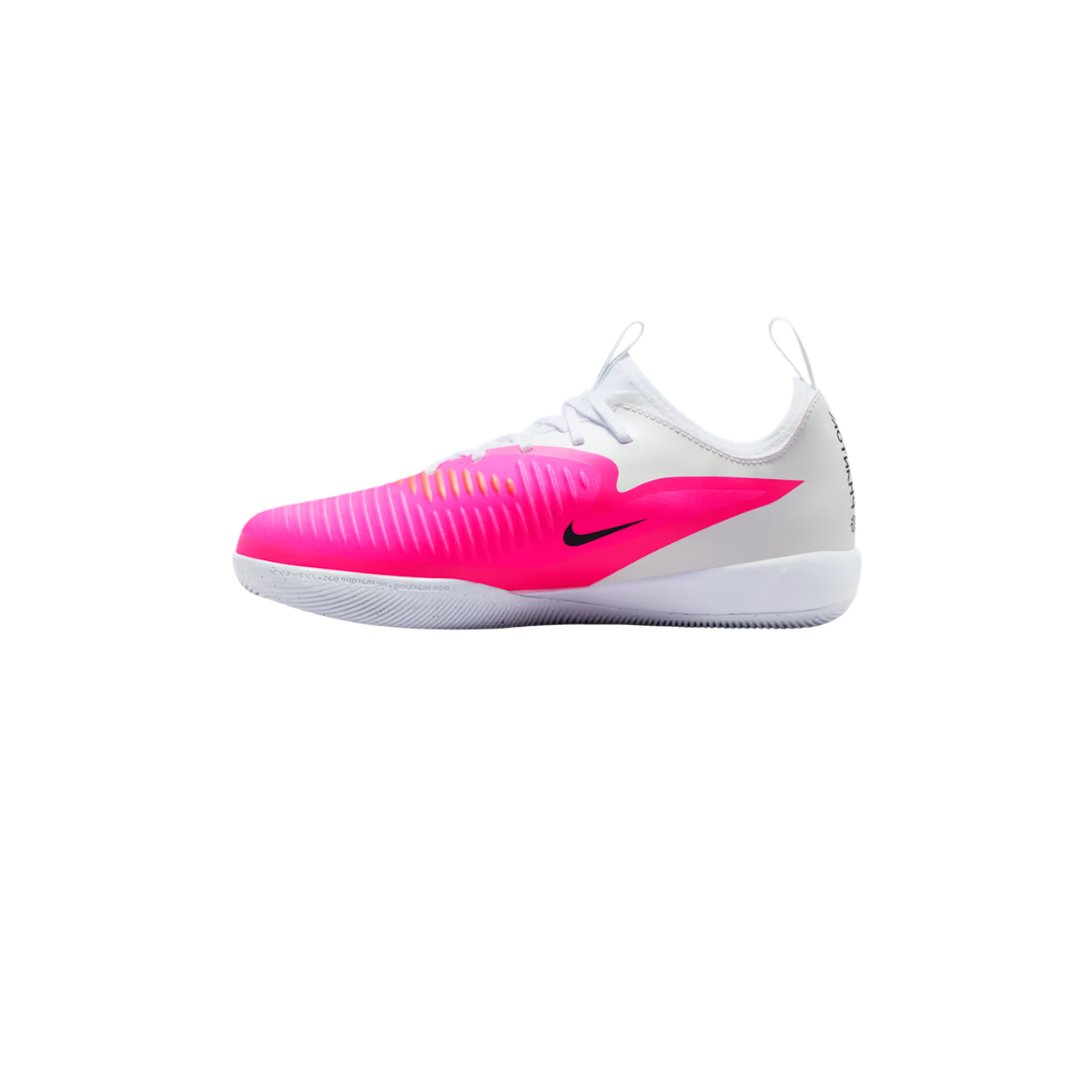 Image of Nike Jr. Phantom 6 Low Academy Indoor (White/Pink)