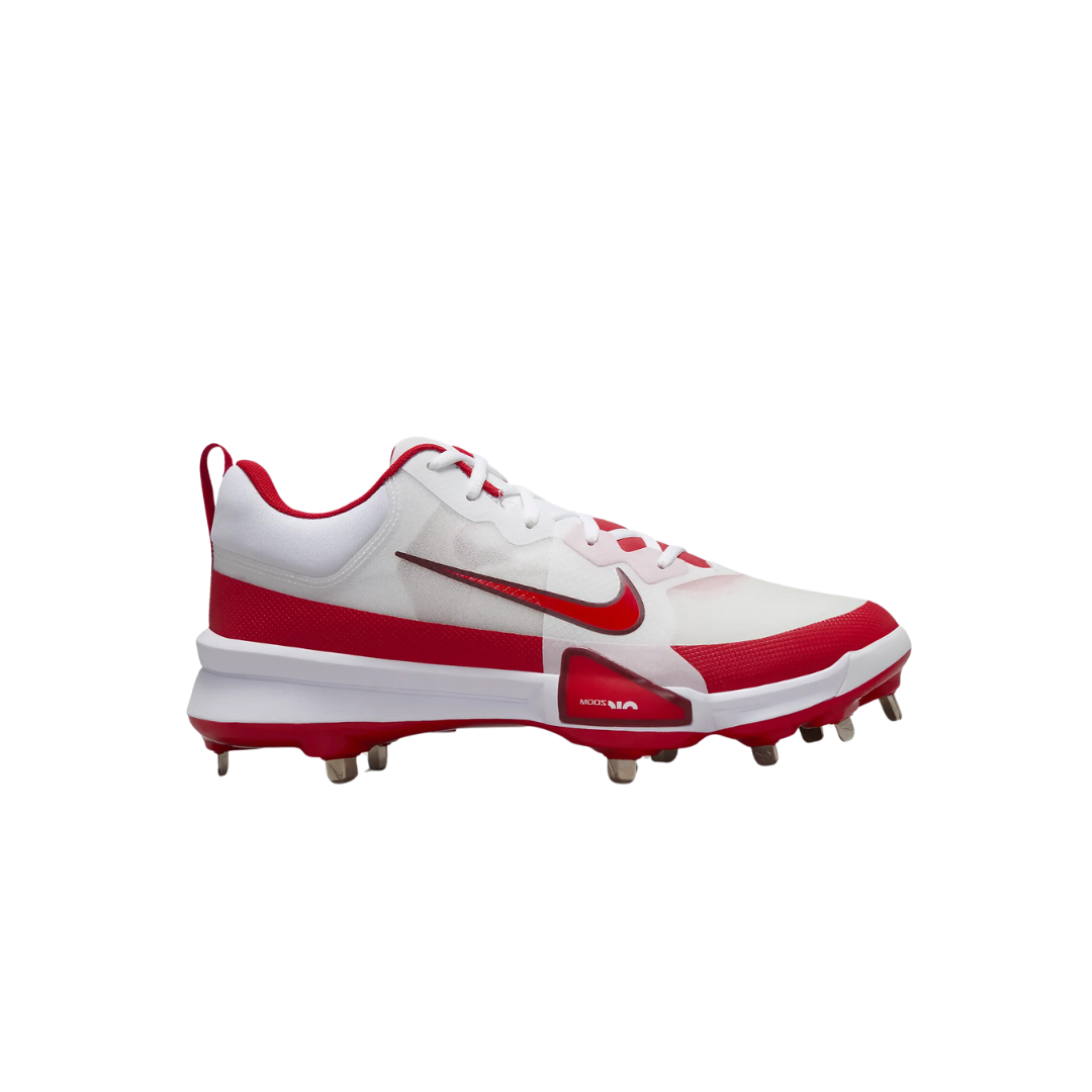 red and white nike baseball cleats