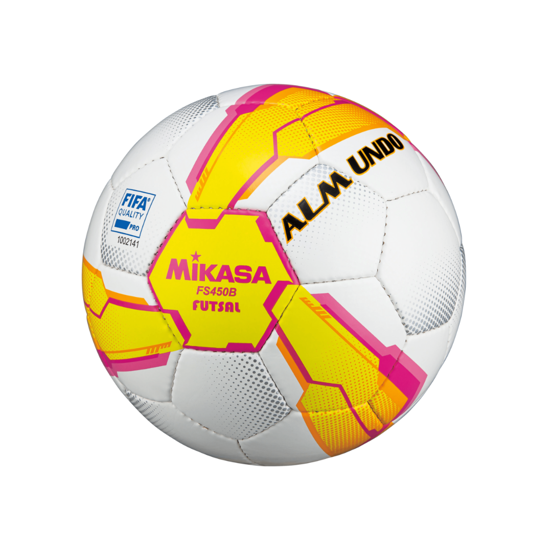 Image of Mikasa Pro Indoor Soccer Ball (White/Yellow) - Deportes Salvador Colom
