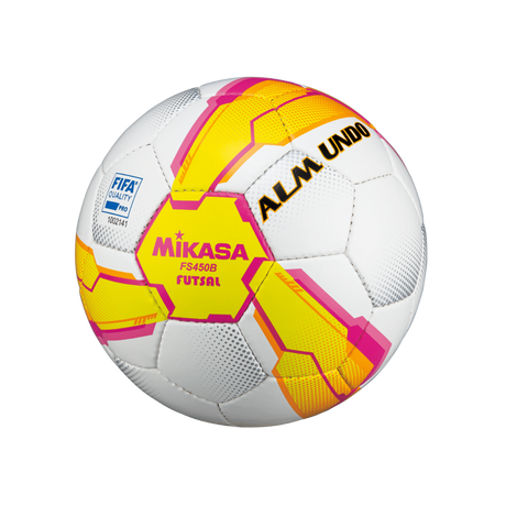 PRO INDOOR SOCCER BALL WHITE/YELLOW - Deportes Salvador Colom