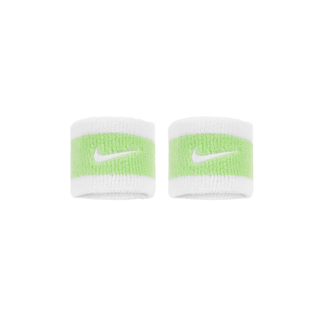 NIKE SWOOSH WRISTBANDS WHT/GRN - Deportes Salvador Colom