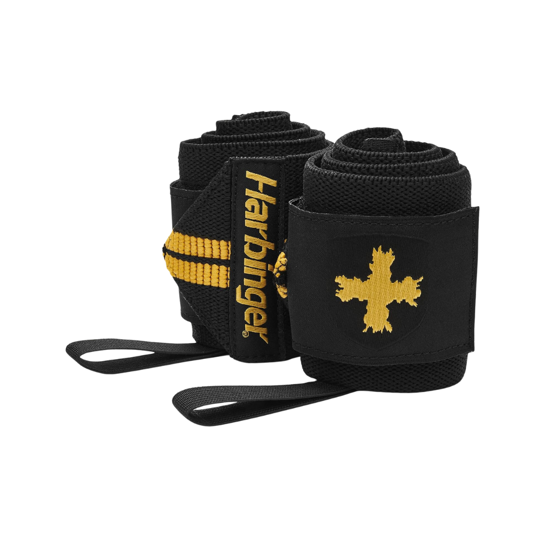 Image of Harbinger Weight Lifting Wrist Wrap (Black/Gold) - Deportes Salvador Colom