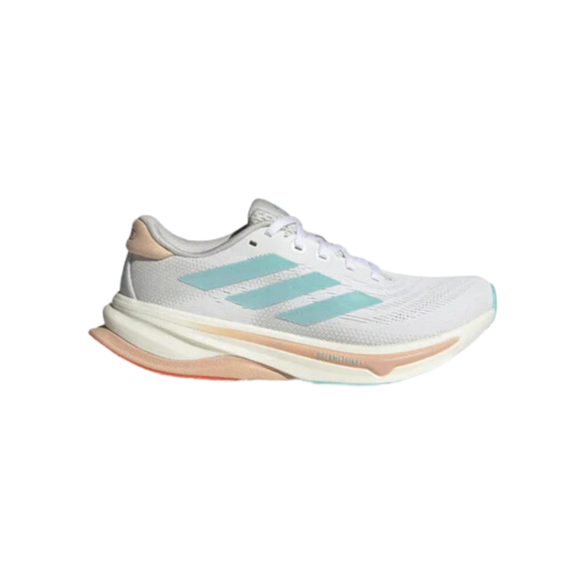 Adidas Supernova Solution 2 Women (Cloud White/Flash Aqua/Powder Coral) - Deportes Salvador Colom