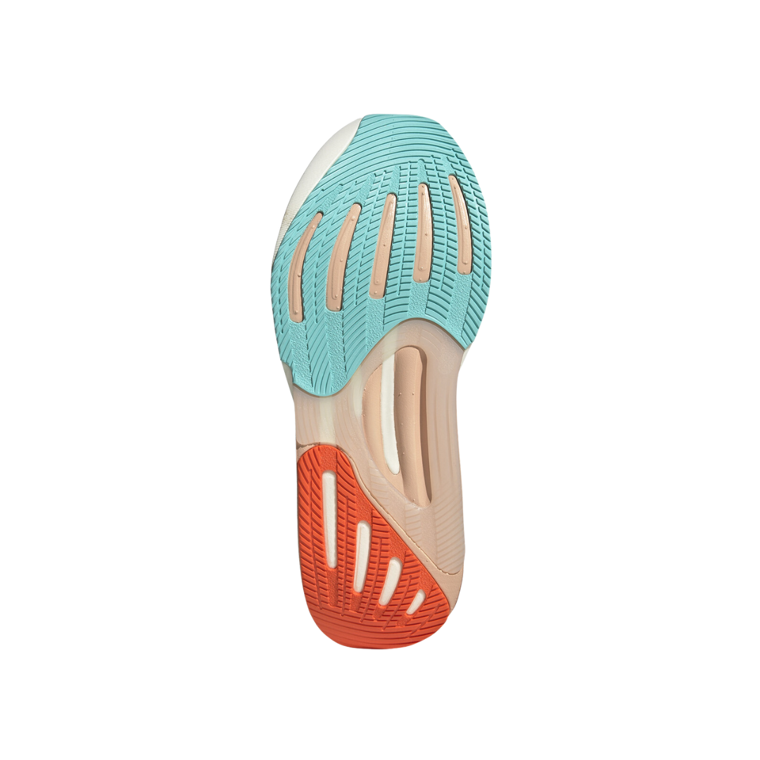 Image of Adidas Supernova Solution 2 Women (Cloud White/Flash Aqua/Powder Coral) - Deportes Salvador Colom