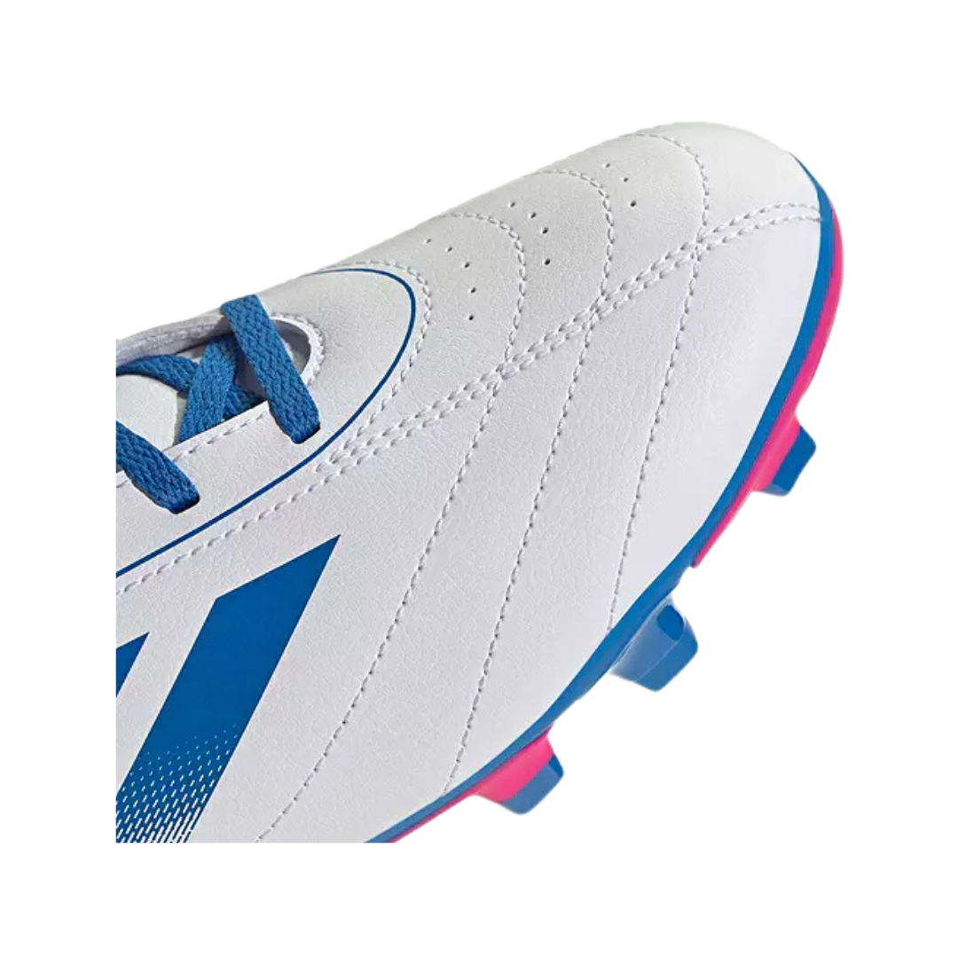 Image of Adidas Goletto IX FG Men (White/Blue/Pink) - Deportes Salvador Colom