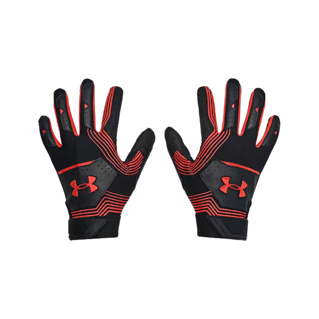 Under Armour UA Clean Up Batting Gloves Medium (Black/Orange) - Deportes Salvador Colom