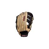 Wilson A500 Outfield Youth Glove 12.5" (Blonde/Black/Red)