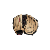 Wilson A500 Outfield Youth Glove 12.5" (Blonde/Black/Red)