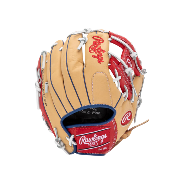 Rawlings SPL Corey Seaguer Youth Glove 11'' (Blonde/Red) - Deportes Salvador Colom