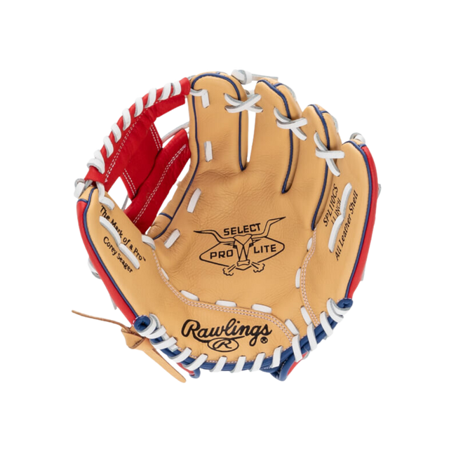 Rawlings SPL Corey Seaguer Youth Glove 11'' (Blonde/Red) - Deportes Salvador Colom