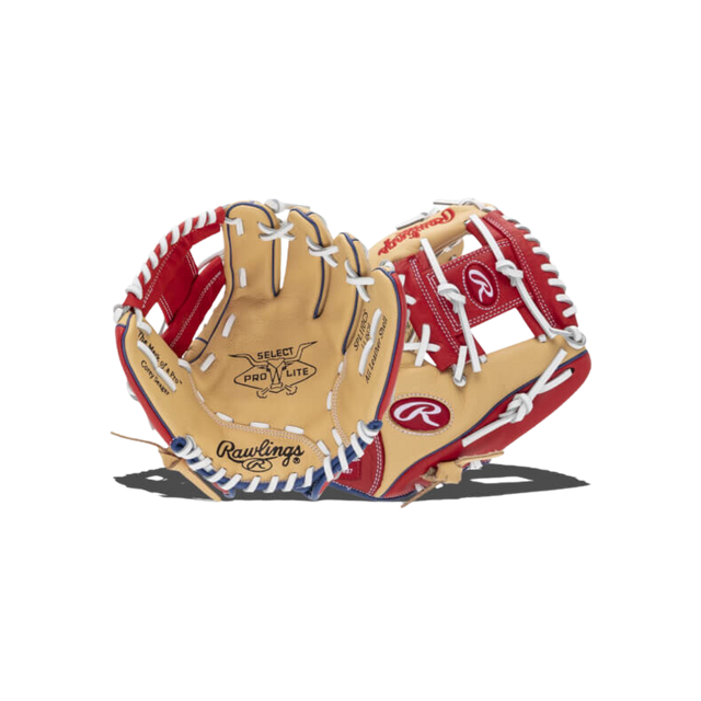 Rawlings SPL Corey Seaguer Youth Glove 11'' (Blonde/Red) - Deportes Salvador Colom