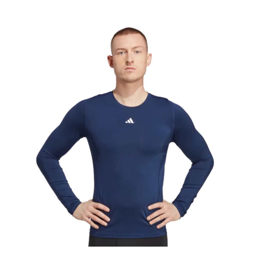 Adidas Techfit LS Compression Shirt (Navy) - Deportes Salvador Colom