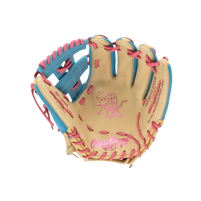 Rawlings HOH Infield Glove (Blonde/Carolina Blue/Pink) 11.5" - Deportes Salvador Colom