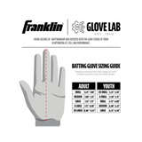 Franklin Sports Infinite Hi-Lite Powerstrap Batting Gloves (Columbia Blue) - Deportes Salvador Colom