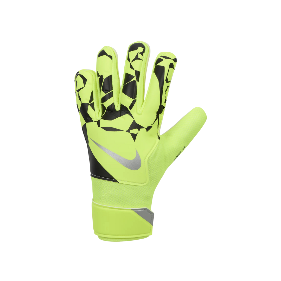 Image of Nike Match Jr. Goalkeeper Gloves (Volt/Black/Silver) - Deportes Salvador Colom