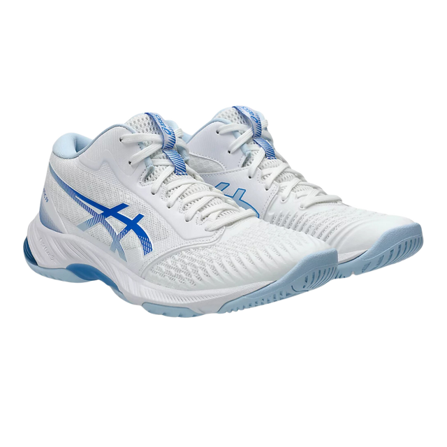 Asics Netburner Ballistic 3 FF MT Women (White/Blue Coast) - Deportes Salvador Colom