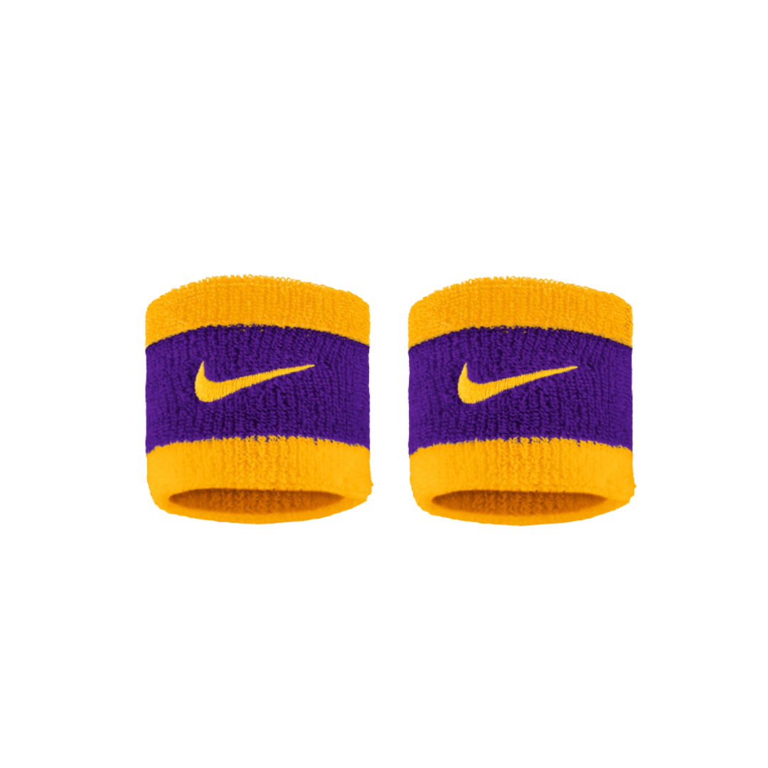 Nike Swoosh Wristbands 2pk (Gold/Purple) - Deportes Salvador Colom