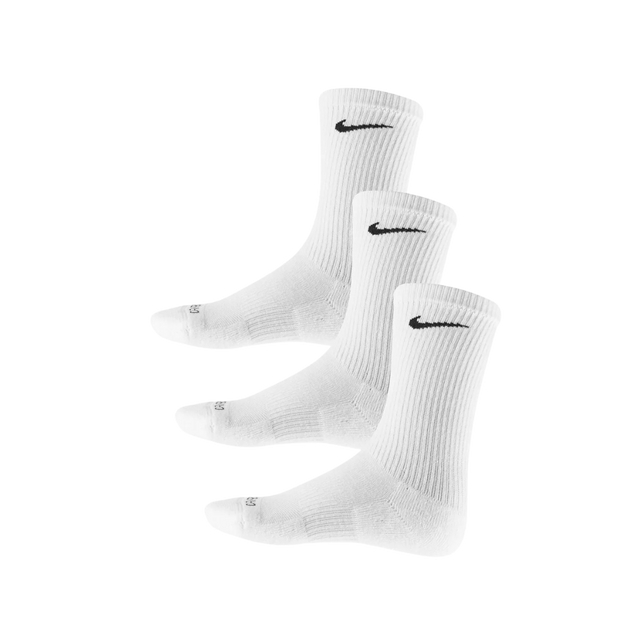 Nike Everyday Cushioned Crew Sock 3-Pack (White)