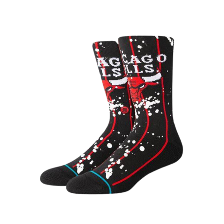 Stance NBA Chicago Bulls Overspray Crew Socks - Deportes Salvador Colom