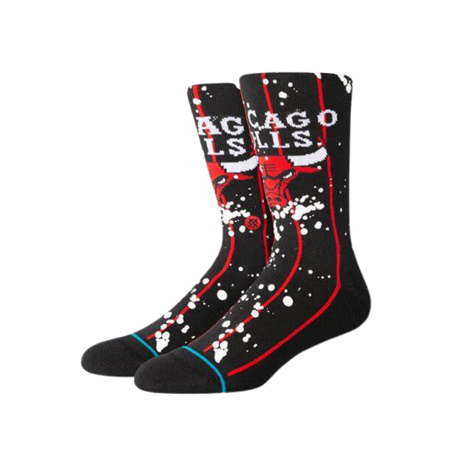 Stance NBA Chicago Bulls Overspray Crew Socks - Deportes Salvador Colom