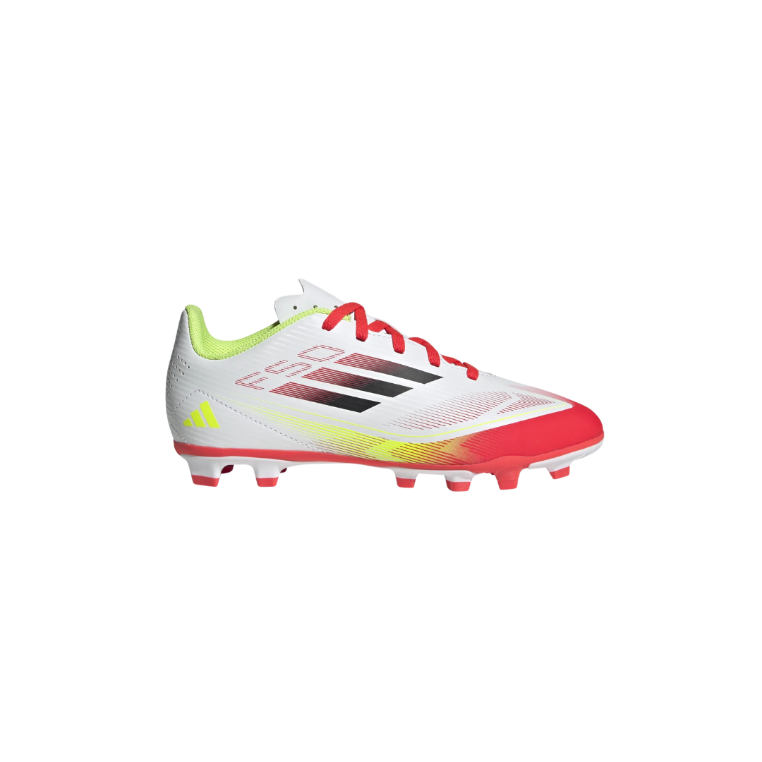 Adidas Youth F50 Club FG/MG (White/Red/Yellow) - Deportes Salvador Colom