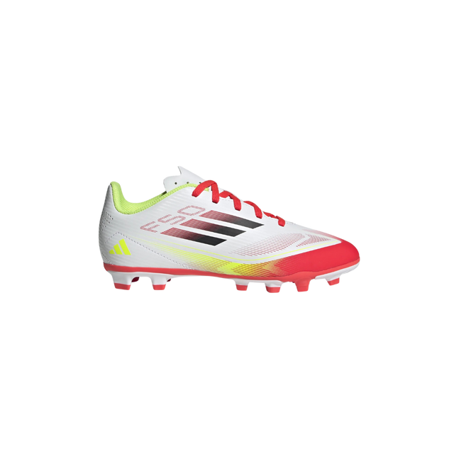 Adidas Youth F50 Club FG/MG (White/Red/Yellow)