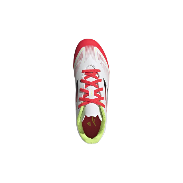 Adidas Youth F50 Club FG/MG (White/Red/Yellow)